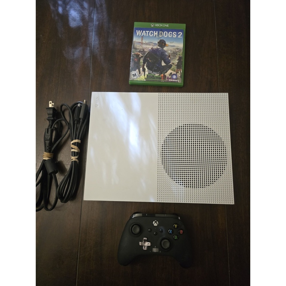 Microsoft Xbox One S Console Bundle ‎ w/ Wireless Controller And 1 Game